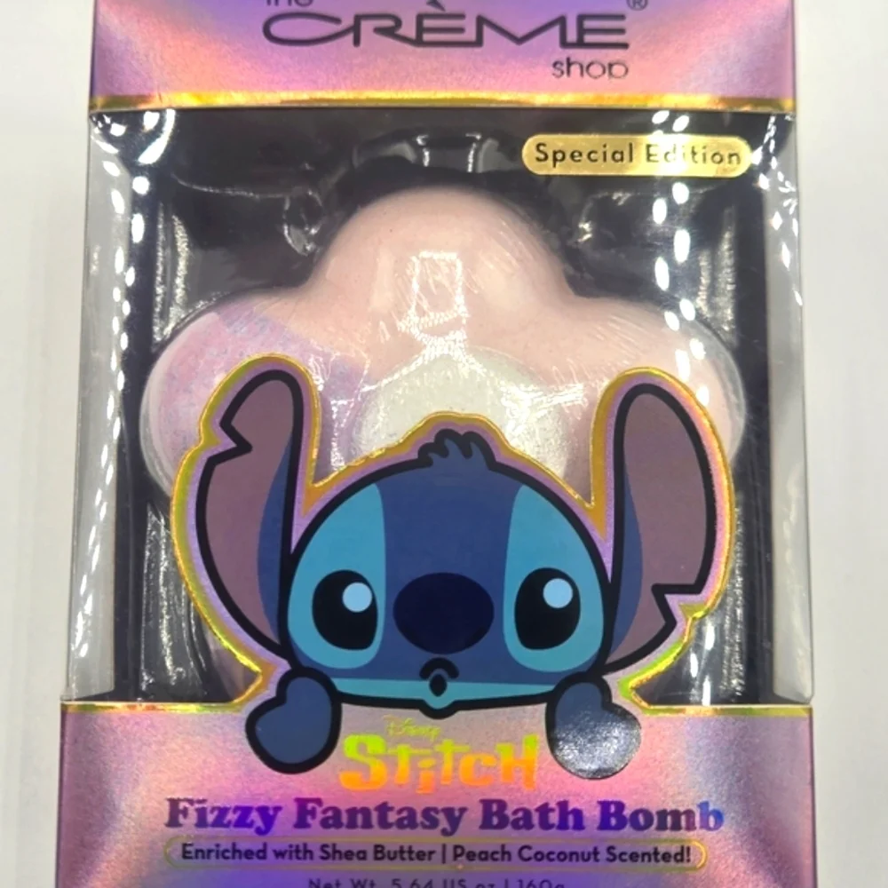 THE CREME SHOP NWT Bath Bomb & NWT Makeup Remover Towels Stitch & Roses